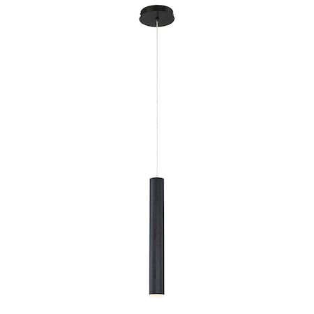 Eurofase Davenport Contemporary LED Pendant, 1-Light, 255 Lumens, Black/Black 35704-027